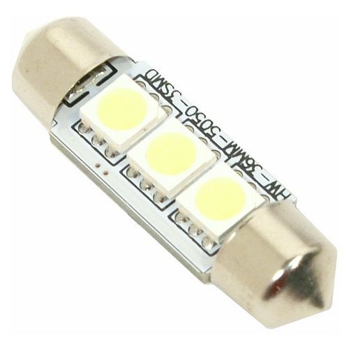 Žárovka 3 SMD LED 12V suf. 36mm