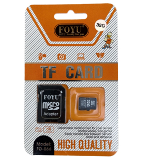 Paměťová karta Micro SD 32GB + adaptér